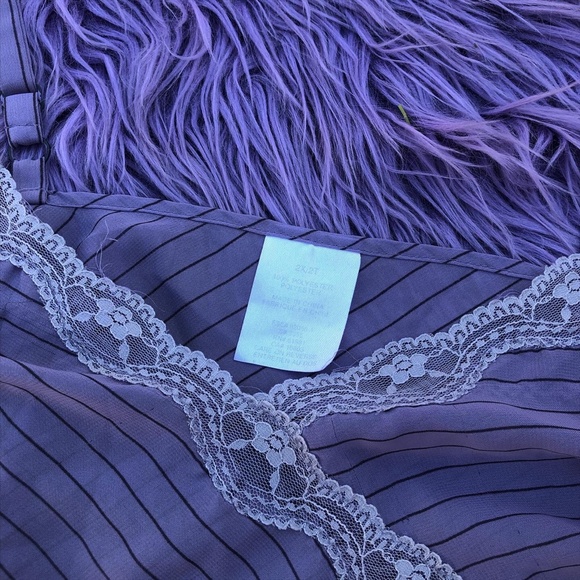 Lavender Chemise size 2X vintage y2k - Picture 5 of 5